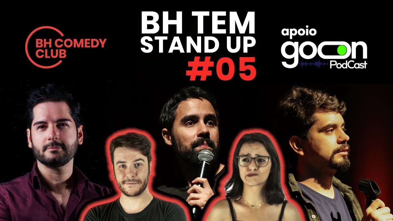 BH tem Stand up #05 com Bruno Costoli, Guilherme Santez, Camila Raquel, Igor Araújo e Illan Carvalho