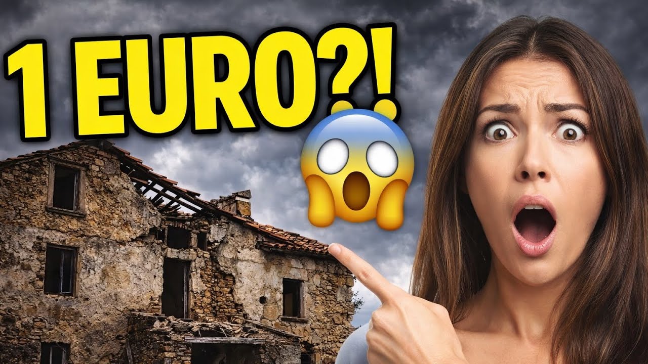 Adevărul despre casele de 1 euro din Europa (nu e ce crezi)