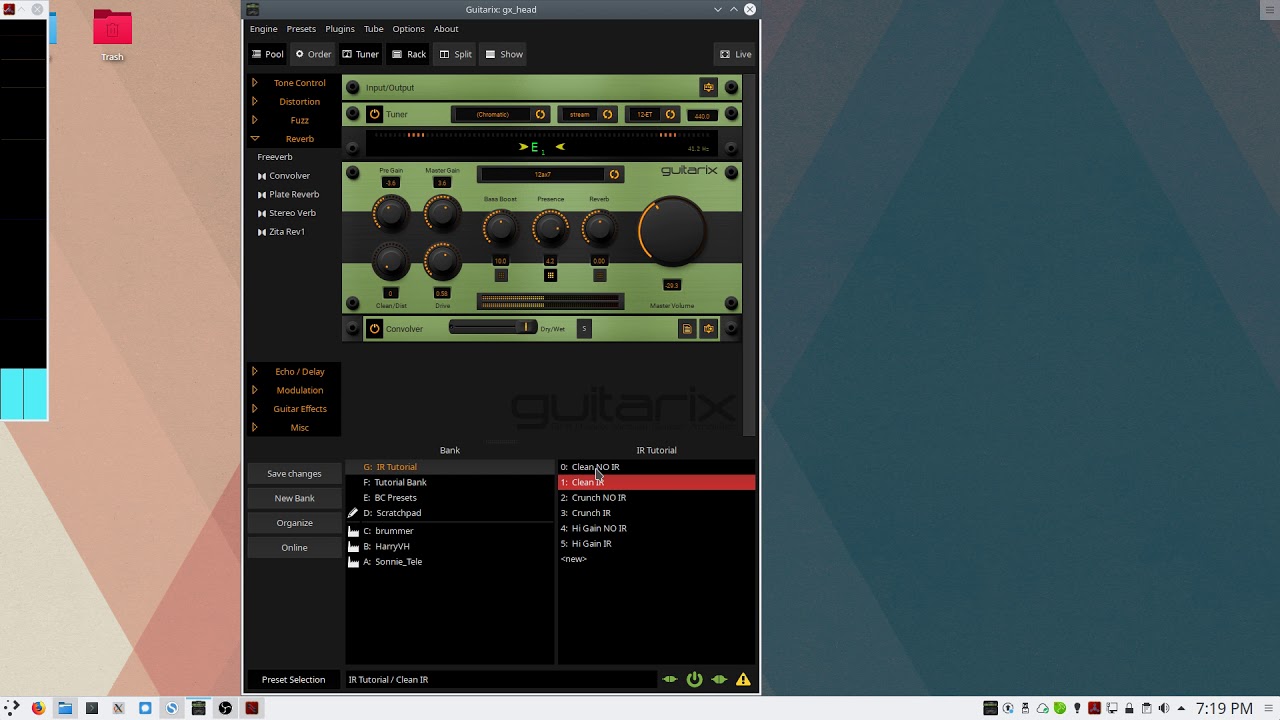 [Guitarix] - Built in Cabs vs IR's