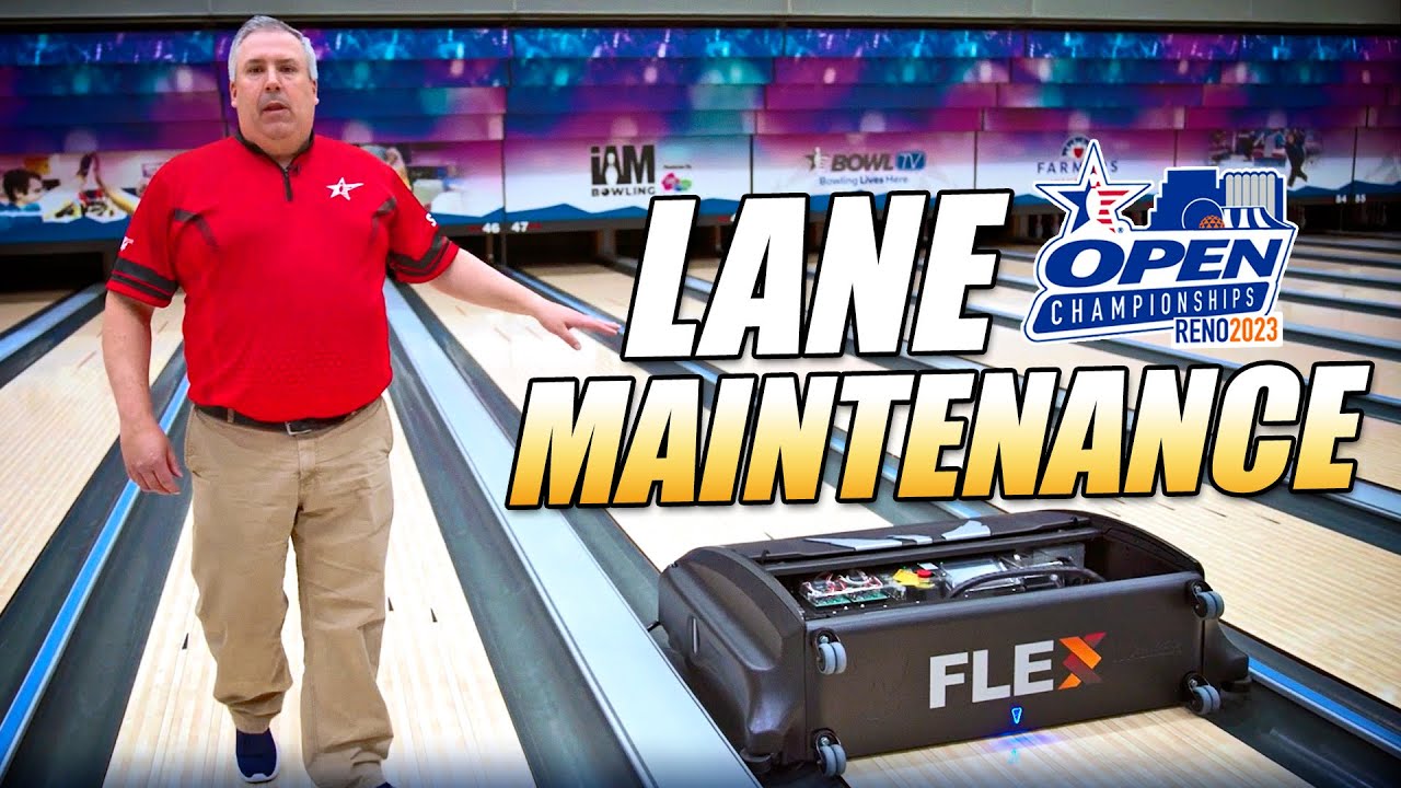 2023 Lane Maintenance at the USBC Open Championships Bowling Tournament
