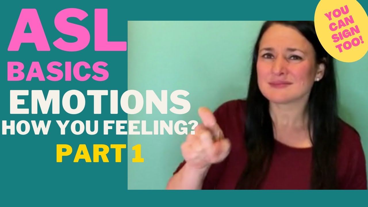 Basic ASL EMOTIONS Part 1 (How you feeling) in Sign Language