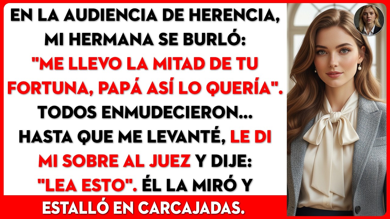 Mi hermana quiso la mitad de mi fortuna. Di un sobre al juez y él se burló.