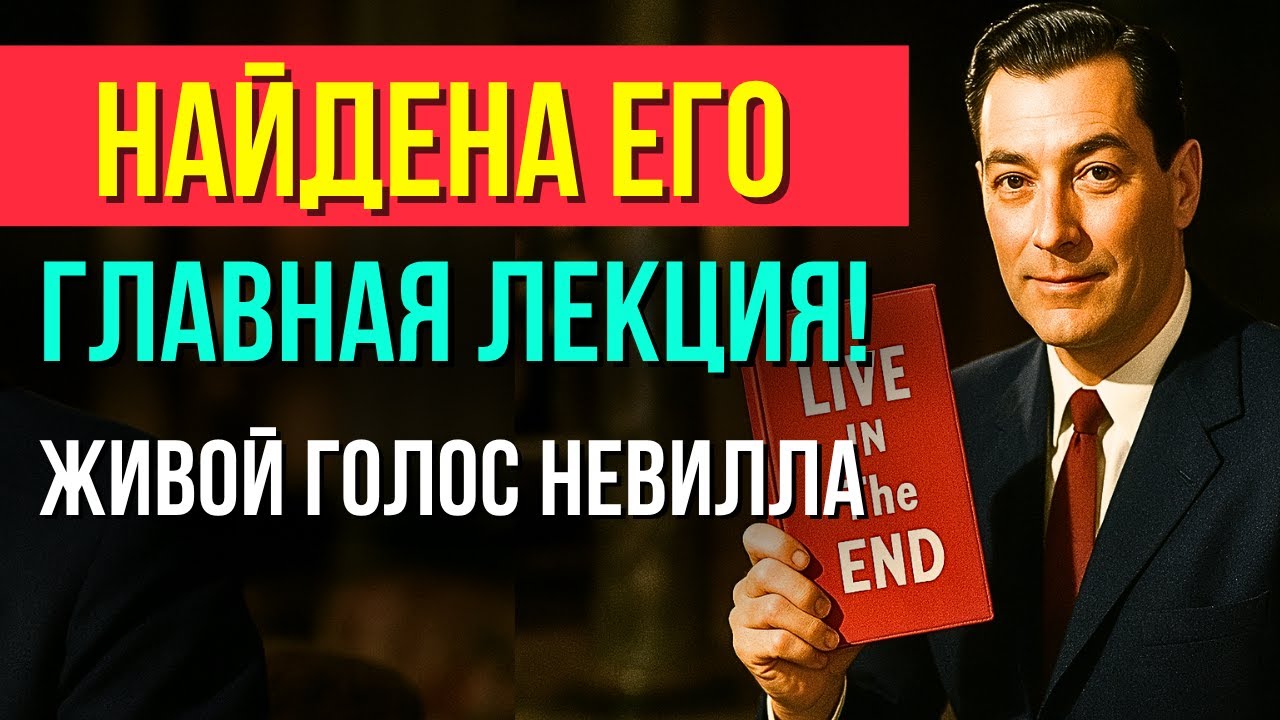 Лекция на МИЛЛИОН! “ЖИВИ В КОНЦЕ ИСПОЛНЕННОГО ЖЕЛАНИЯ” | Невилл Годдард