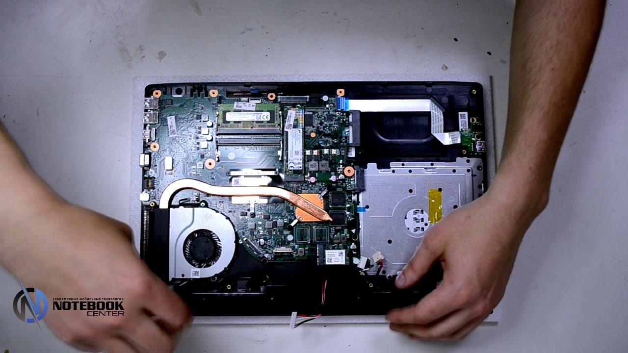 Acer Aspire E5-757G - Disassembly and cleaning