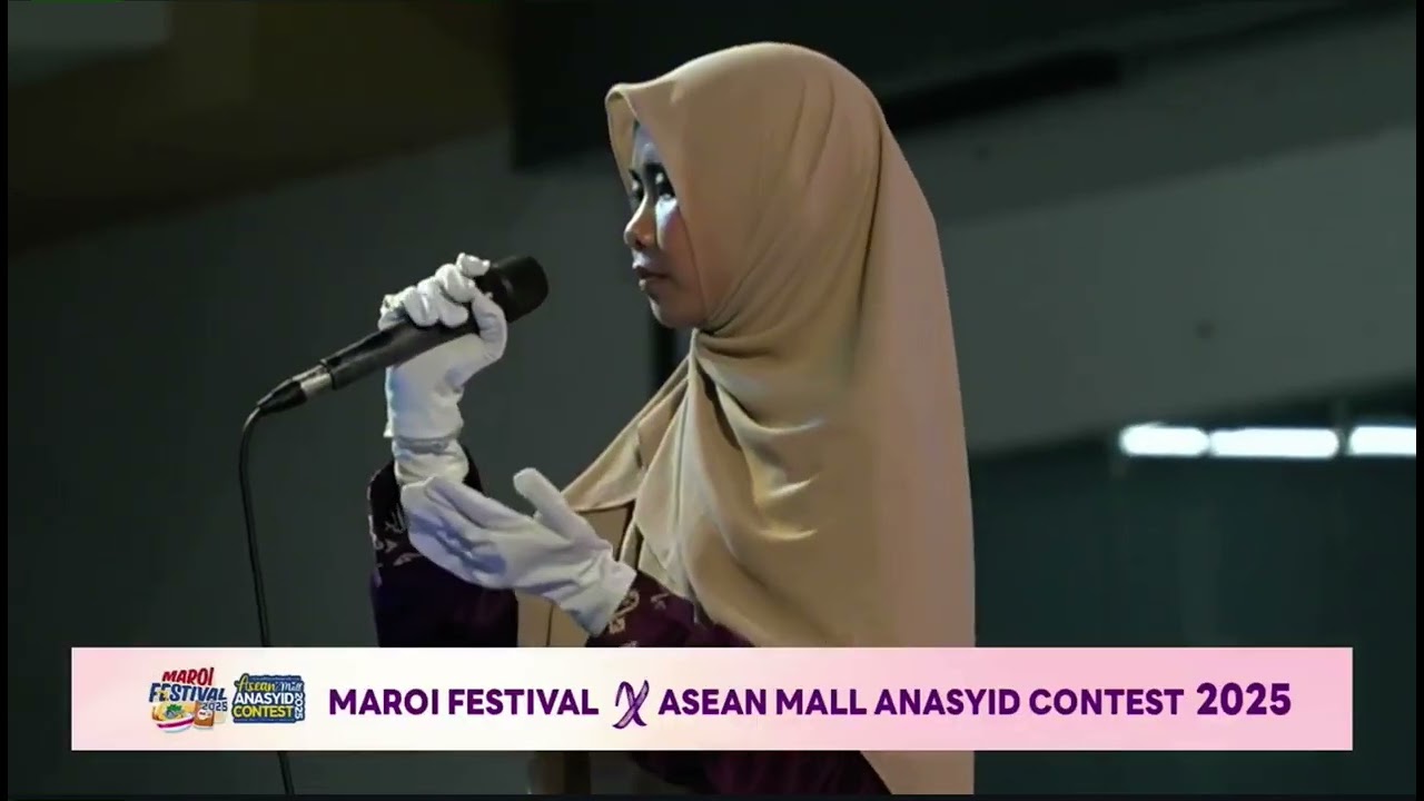 PAC ทีมหญิงในรอบ Audition Asean Mall Anasyid Contest 2025 กับอนาซีด  Rasulullah - จากวงHijjaz