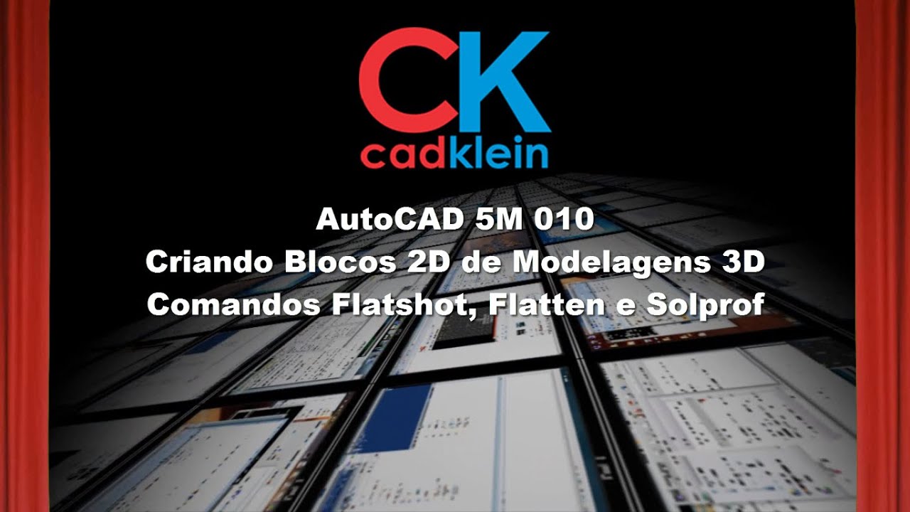 AutoCAD 5M 010 - Criando Blocos 2D de Modelagens 3D