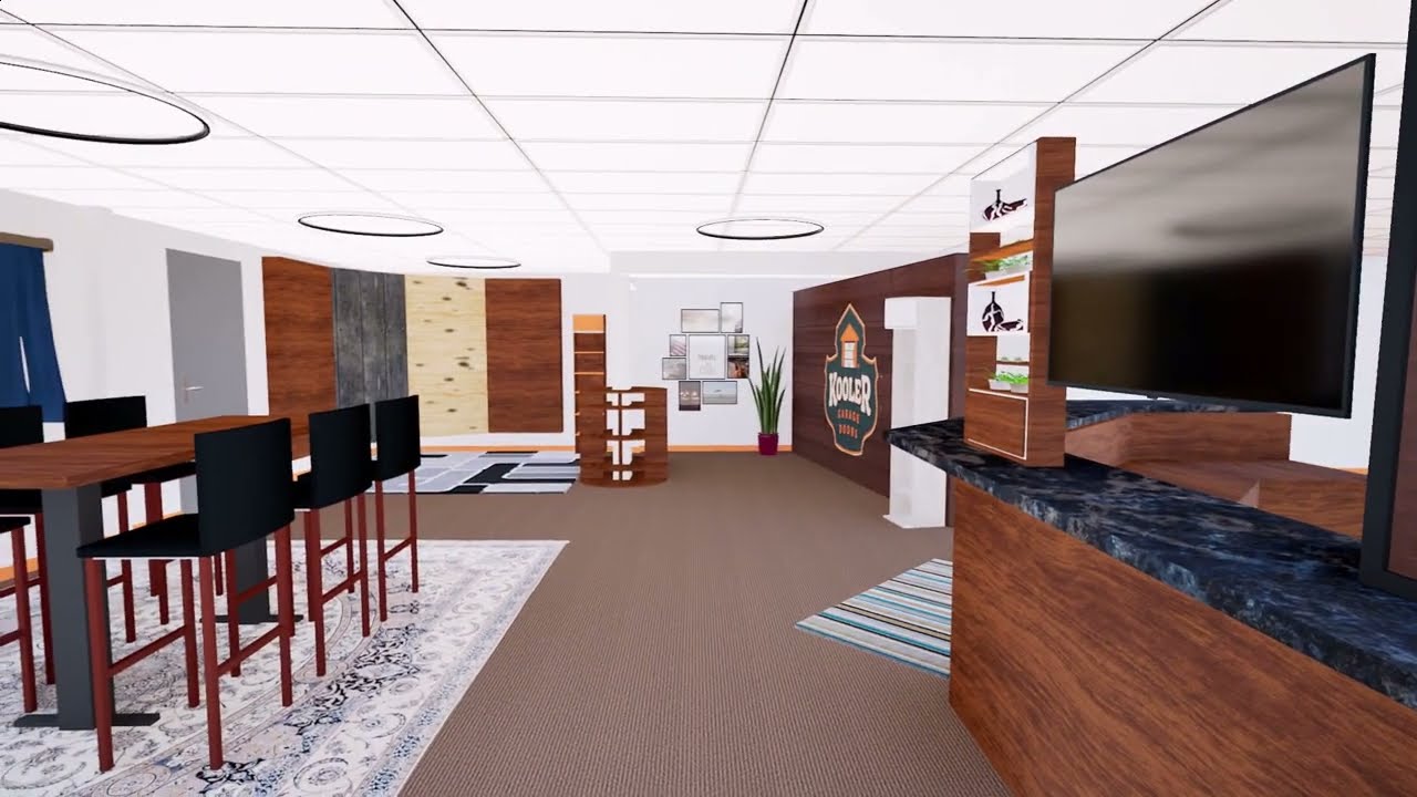 Showroom Redesign with 3D Visualization | Kooler Garage Doors Grand Junction | Cidre House Design
