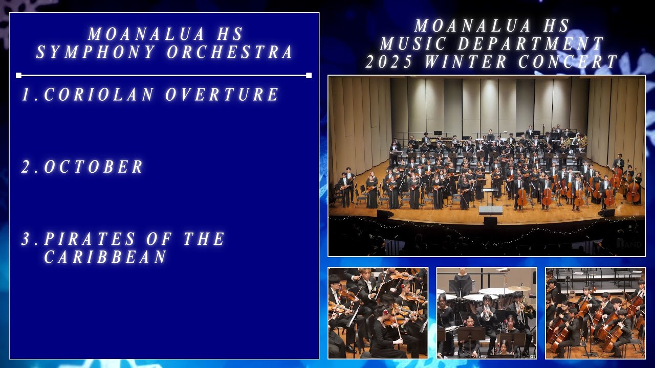 Moanalua HS Symphony Orchestra | 2025 Winter Concert | Full Concert Video