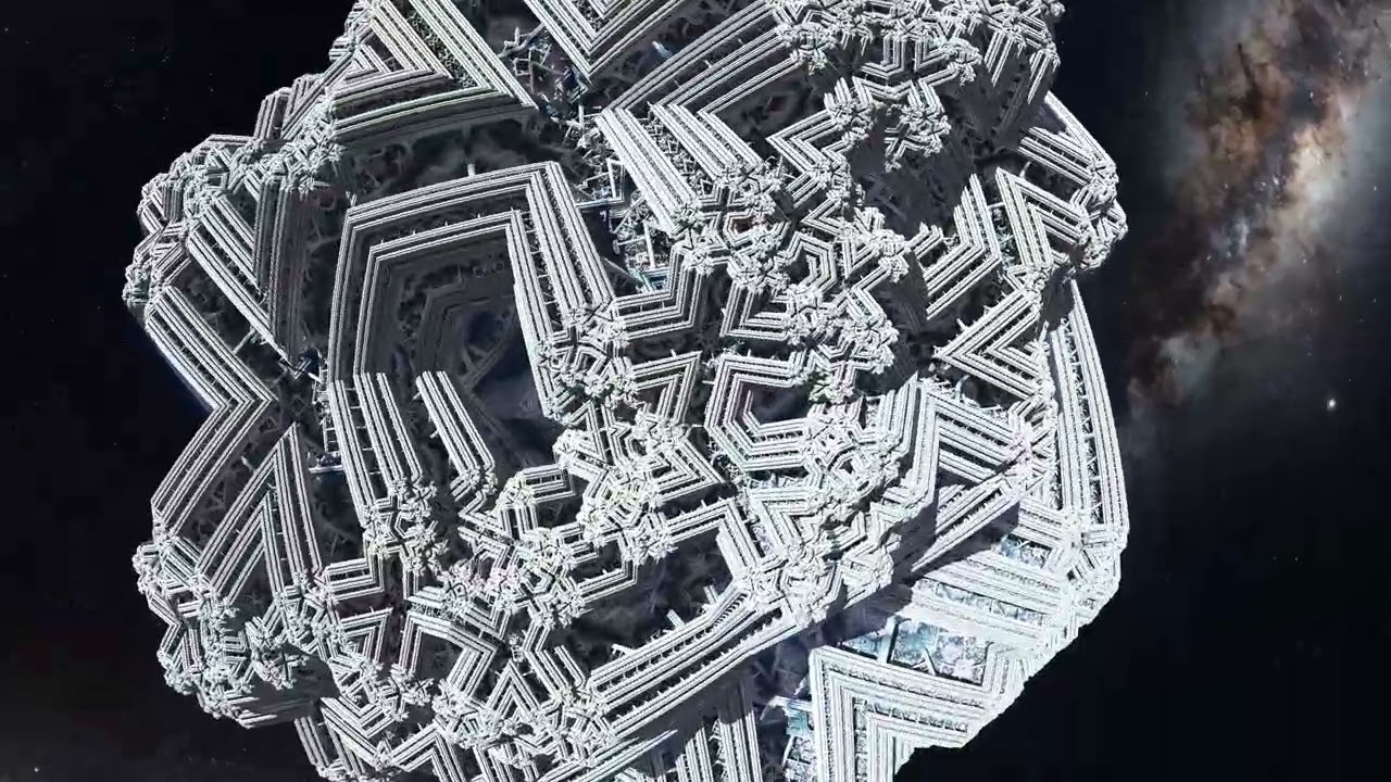 IFS Fractal In Space (remastered - 4K)