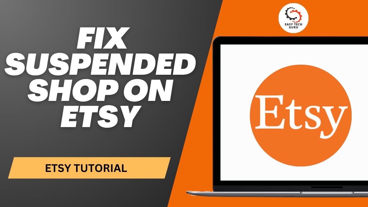 How to Fix Suspended Shop On Etsy