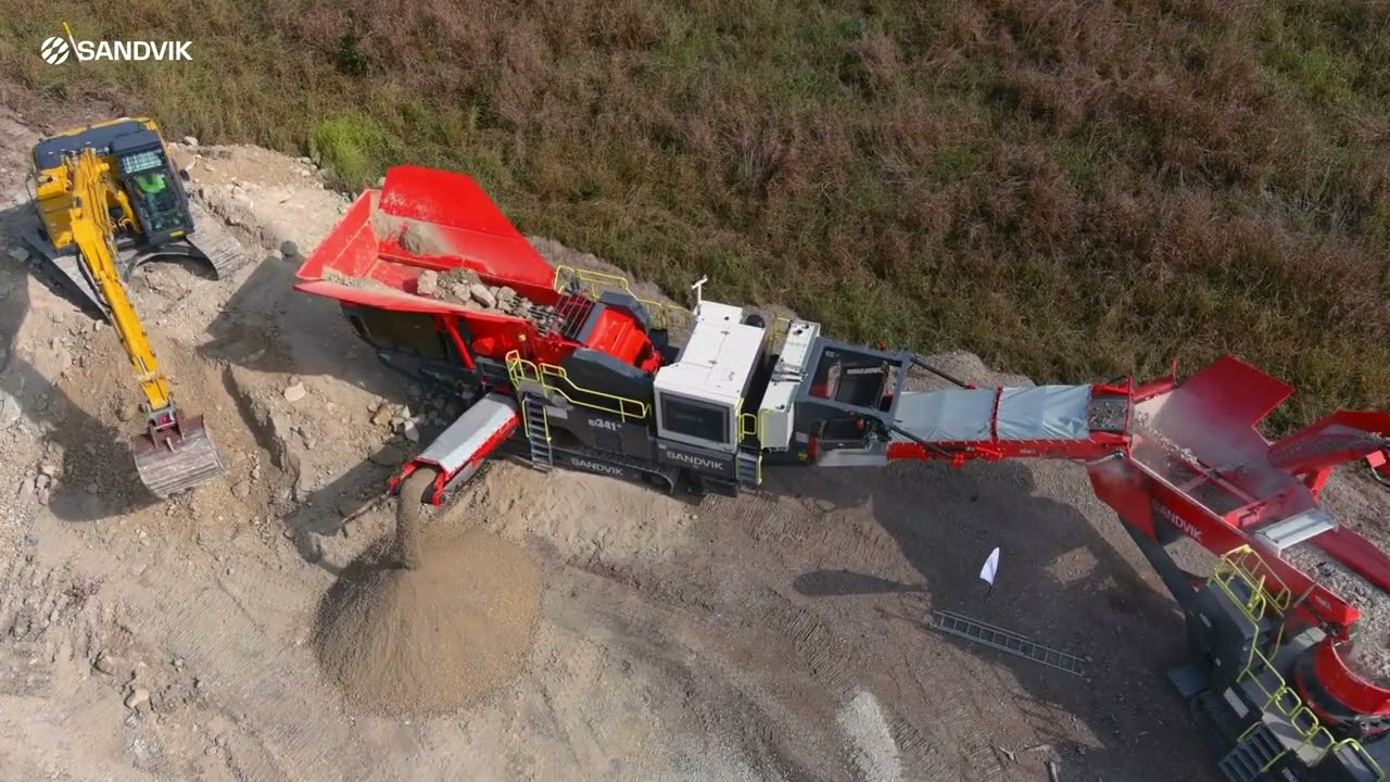 Sandvik QJ341 Jaw crusher - Short teaser Video