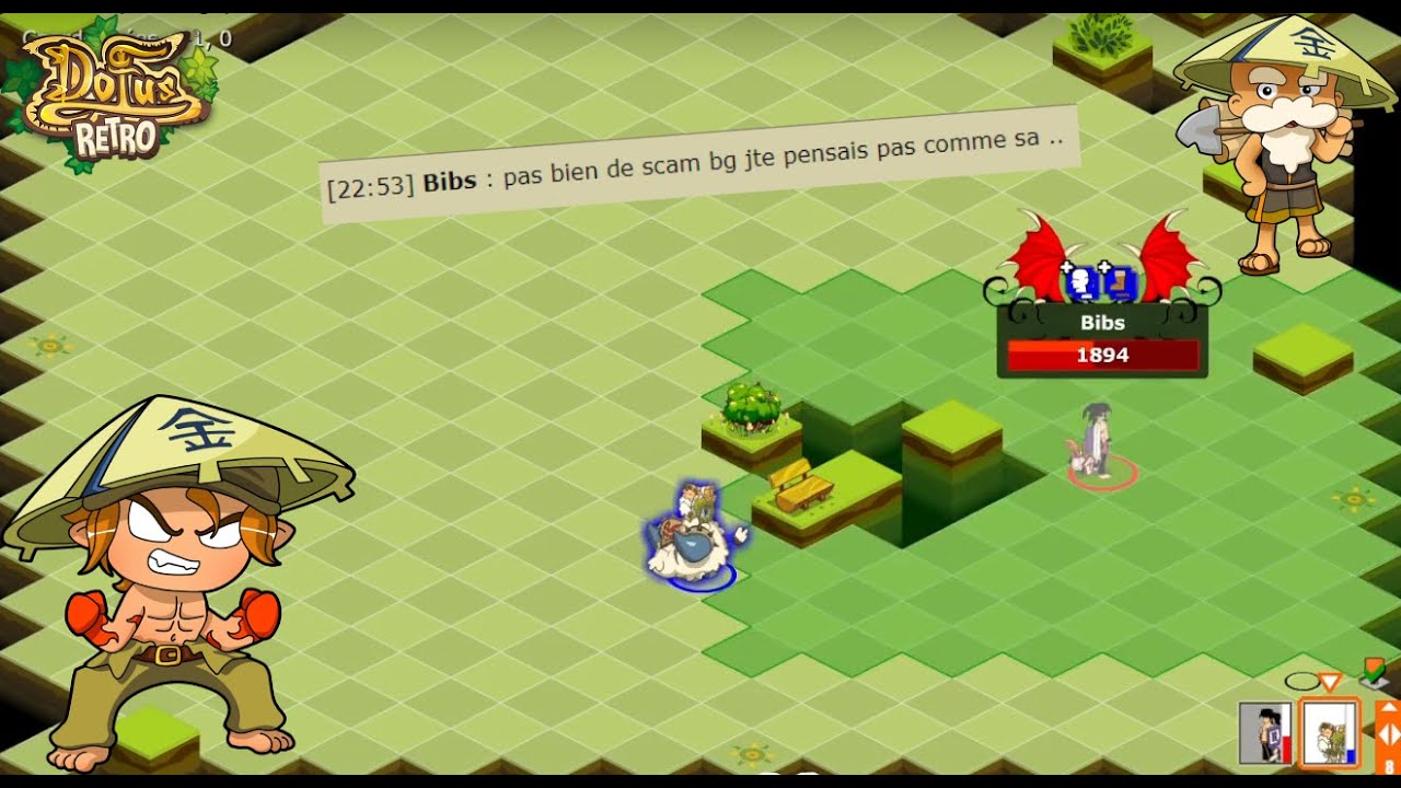 [Boune] Dofus Retro PvP | Bibs Sacri 200 (G7) vs Drunks Enu 200 (G5)