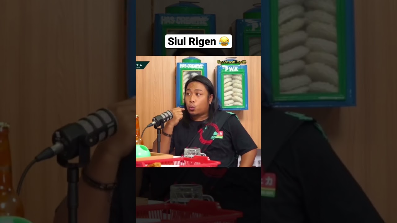 Cara siul rigen yg bikin ngakak 🤣 #podcasttime888 #pwk #prasteguh #rigenrakelna #siul