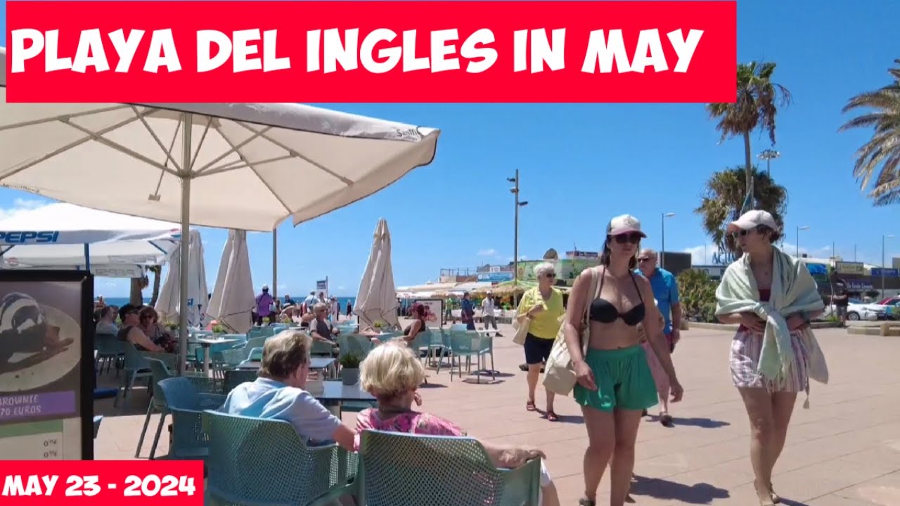 Gran Canaria🌴PLAYA DEL INGLES IN MAY - 2024