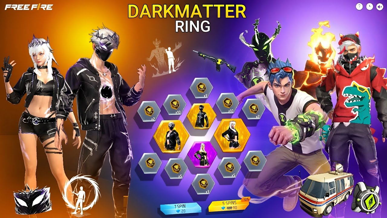 Dark Matter Bundle🤯 Next Universal Ring Event💥🥳| Free Fire New Event l Ff New Even