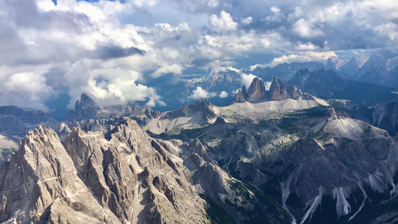 Drei Zinnen Tre Cime Gleitschirmflug  Paragliding