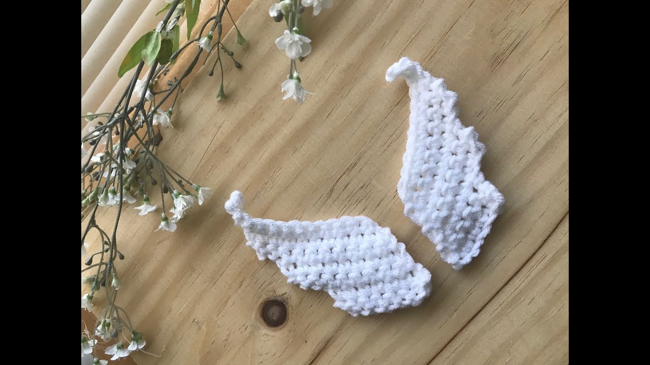 Crochet Wing Appliqué How To