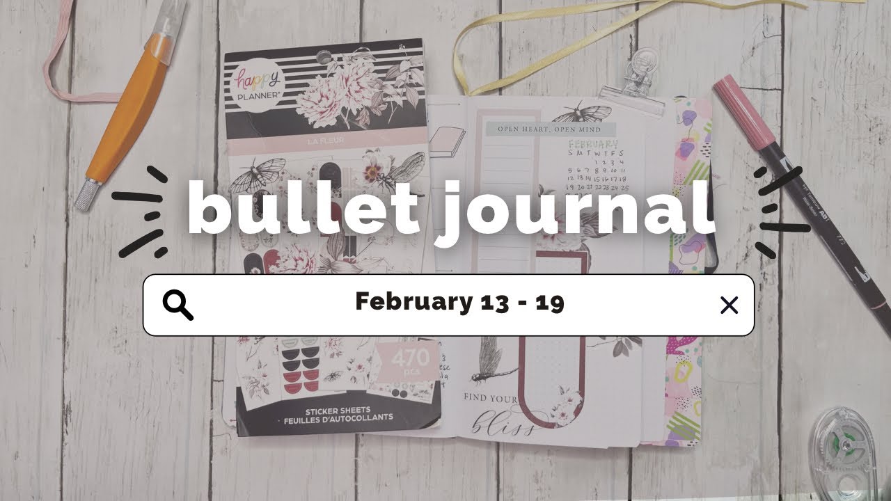 Bullet Journal || using Happy Planner stickers