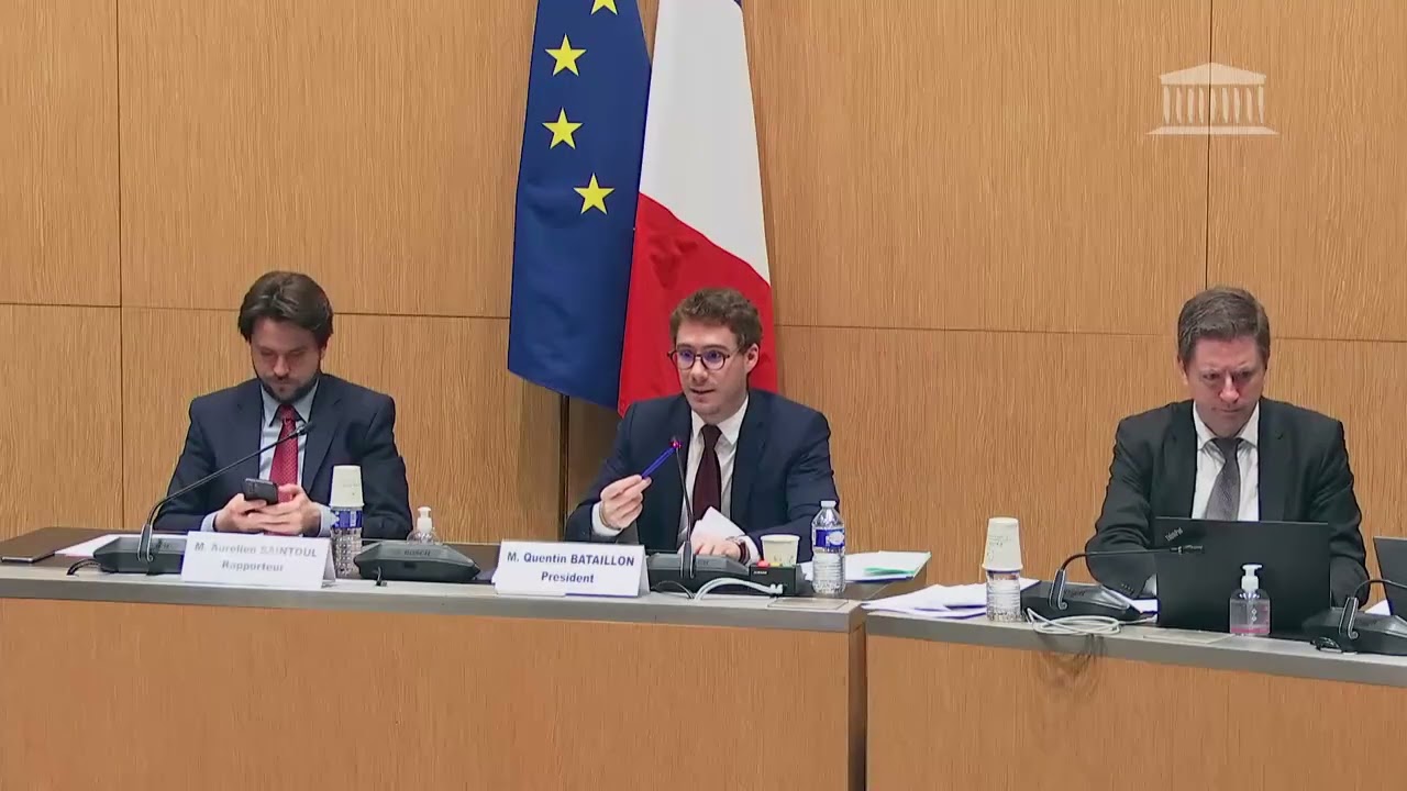 27/03/2024 Audition de Yann Barthès, Ara Aprikian, Thomas Courcelle, Laurent Bon, Julien Bellver ...