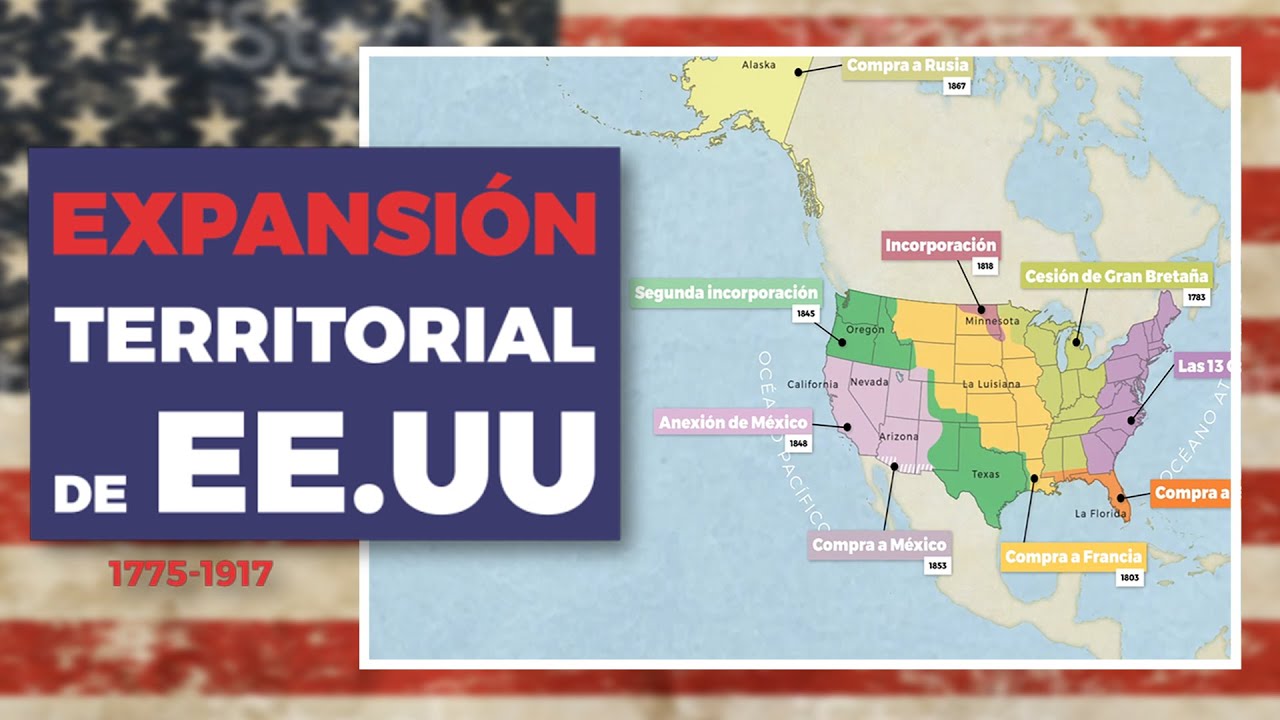 Expansi&oacute;n territorial de EE.UU 1775-1917