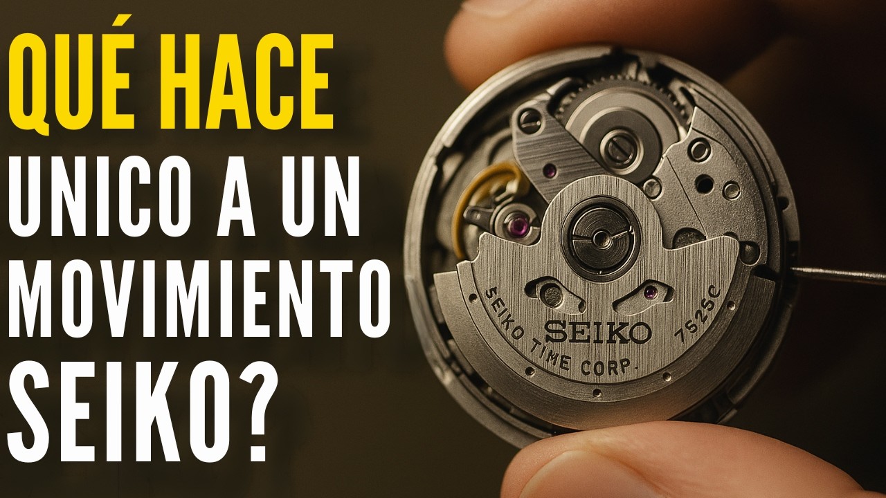 Movimiento SEIKO: El Corazón Japonés que Revolucionó la Relojería