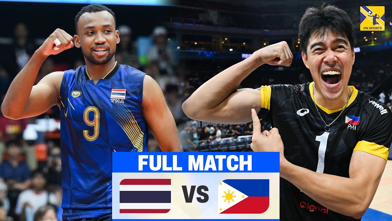 FULL HD | THAILAND vs. PHILIPPINES | Đại chiến căng thẳng Napadet vs. Bryan Bagunas