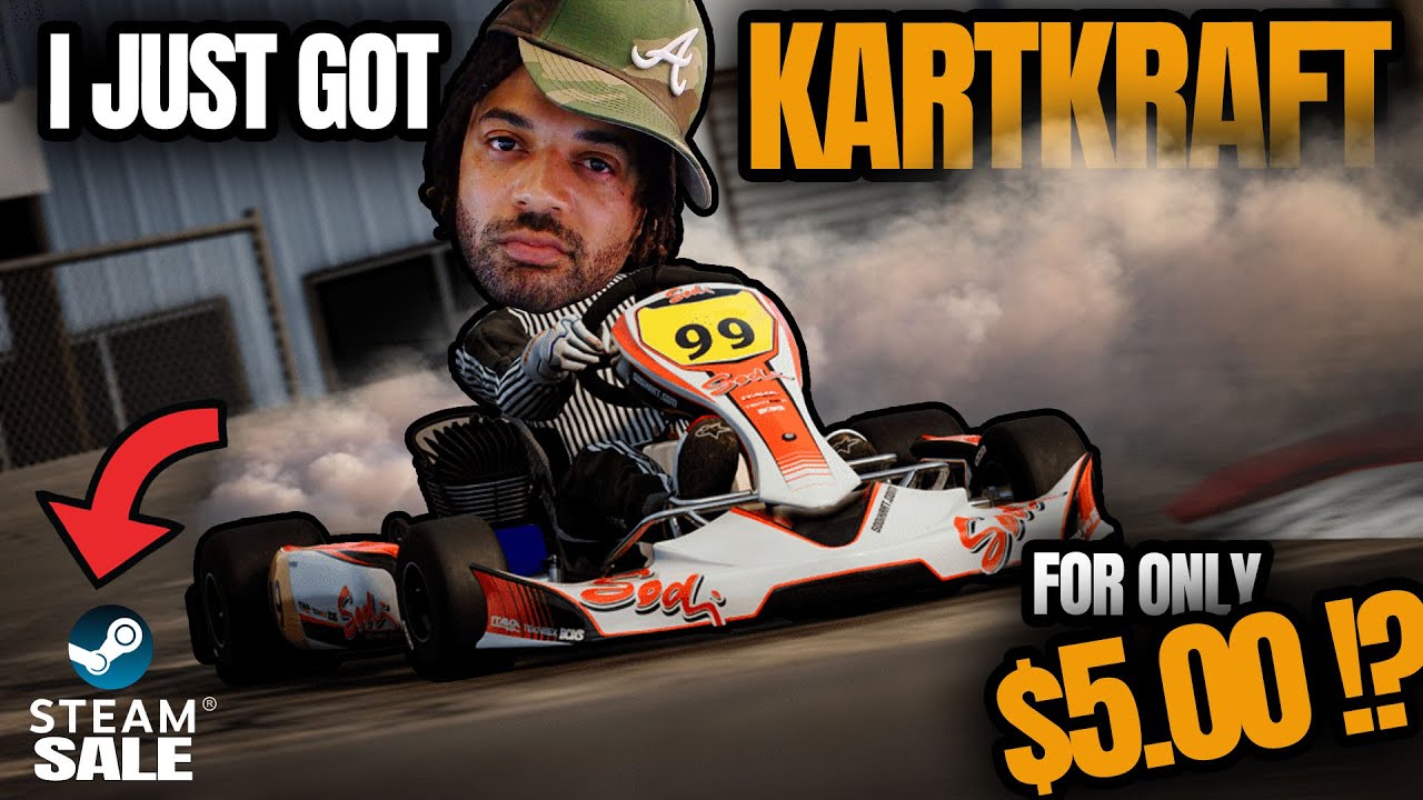 GoKart Game for $5.00!      #steamgames #kartkraft #simracing #gokart #pcgaming