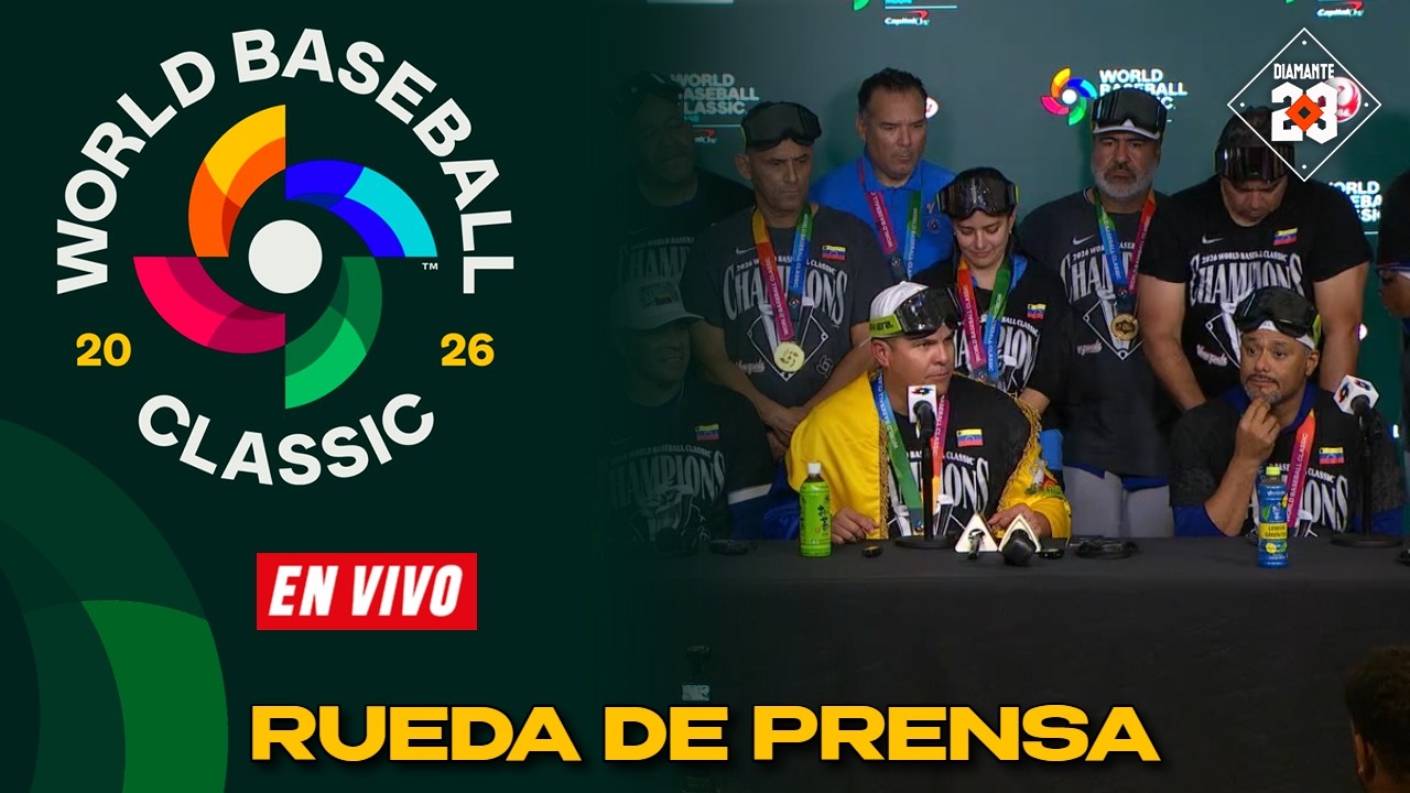 VENEZUELA Rueda de prensa Omar Lopéz y Maikel García, campeones del Clásico Mundial | DIAMANTE 23