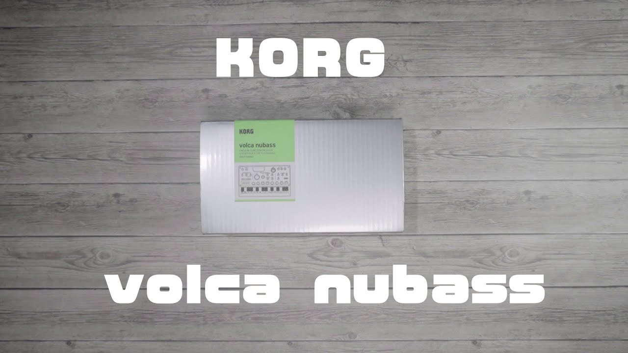 KORG volca nubass くらべて遊ぶ