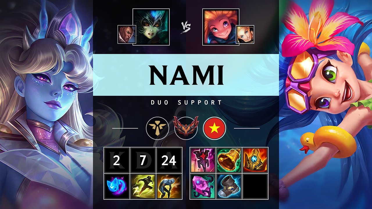 Nami Support vs Zoe - VN Grandmaster Patch 25.13