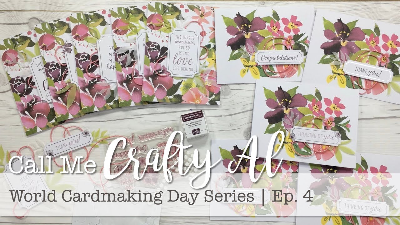 World Cardmaking Day | Ep. 4 | Paper Pumpkin Blissful Blooms Kit