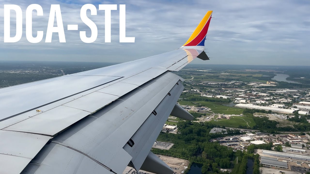 Full Flight #127 - Southwest Airlines - Boeing 737 MAX 8 - Washington DC (DCA) to St. Louis (STL)