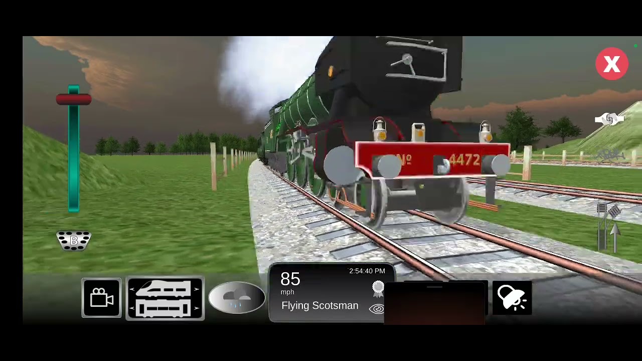 Flying Scotsman Escapes The Blast