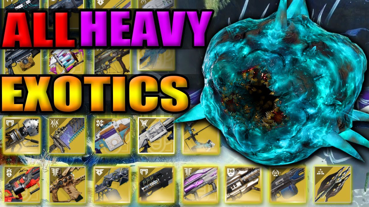 All Exotic Heavy Weapons Vs Chimaera! (Warlord's Ruin Final Boss)