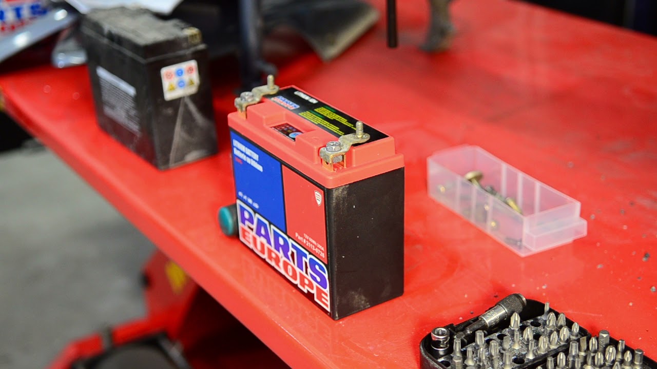 Desmo Fix:  How to change a Ducati ST4S battery to new lithium battery