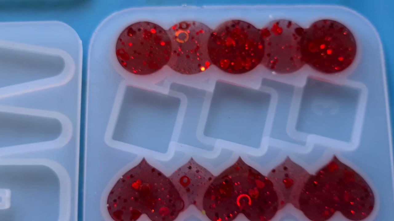 Réalisation de barrettes en résine epoxy