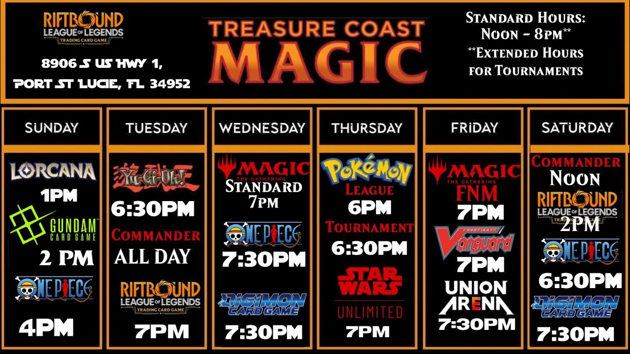 OP-14/EB-04 Pre-release tournament - Treasure Coast Magic 01-10-26