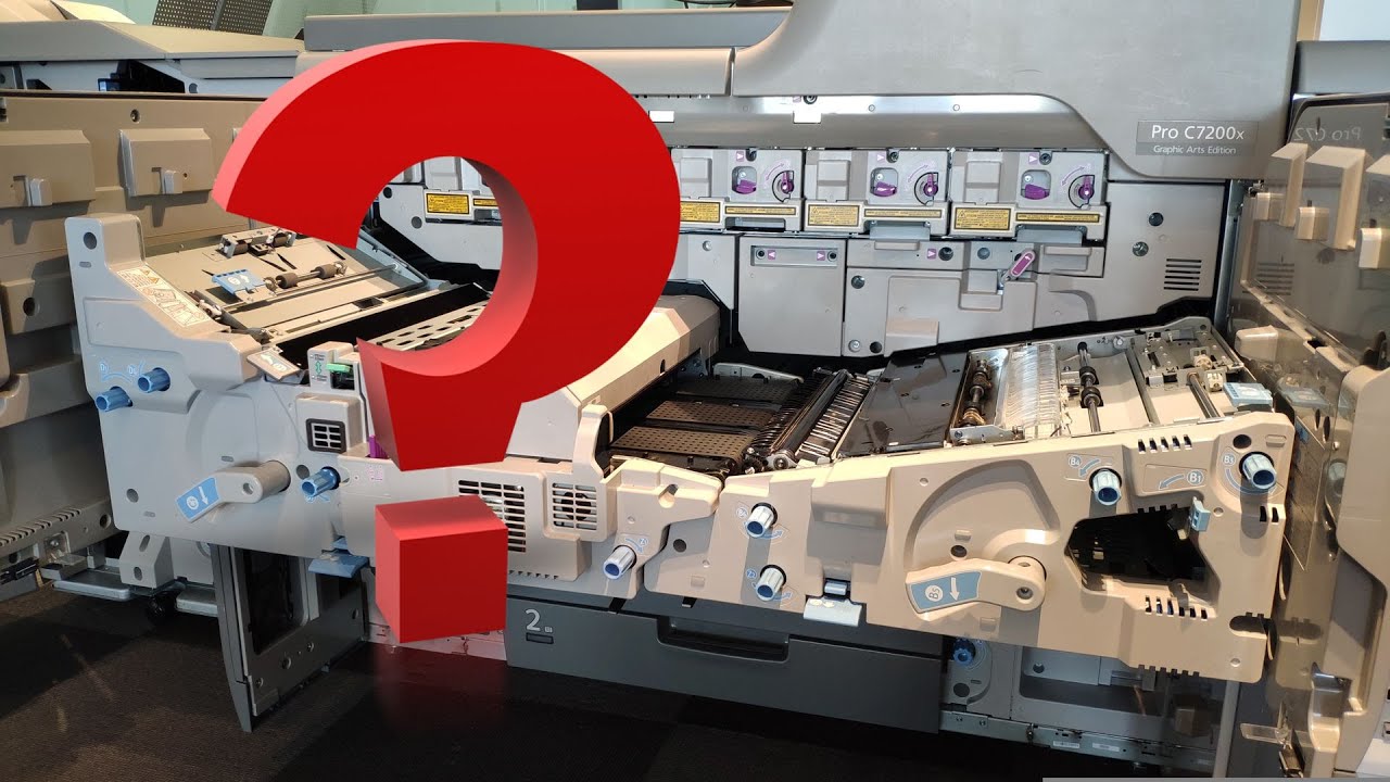 😱 Как это устроено. 🔥 Обзор пятицветной цифровой печатающей машины Ricoh серии Pro С7200Х.