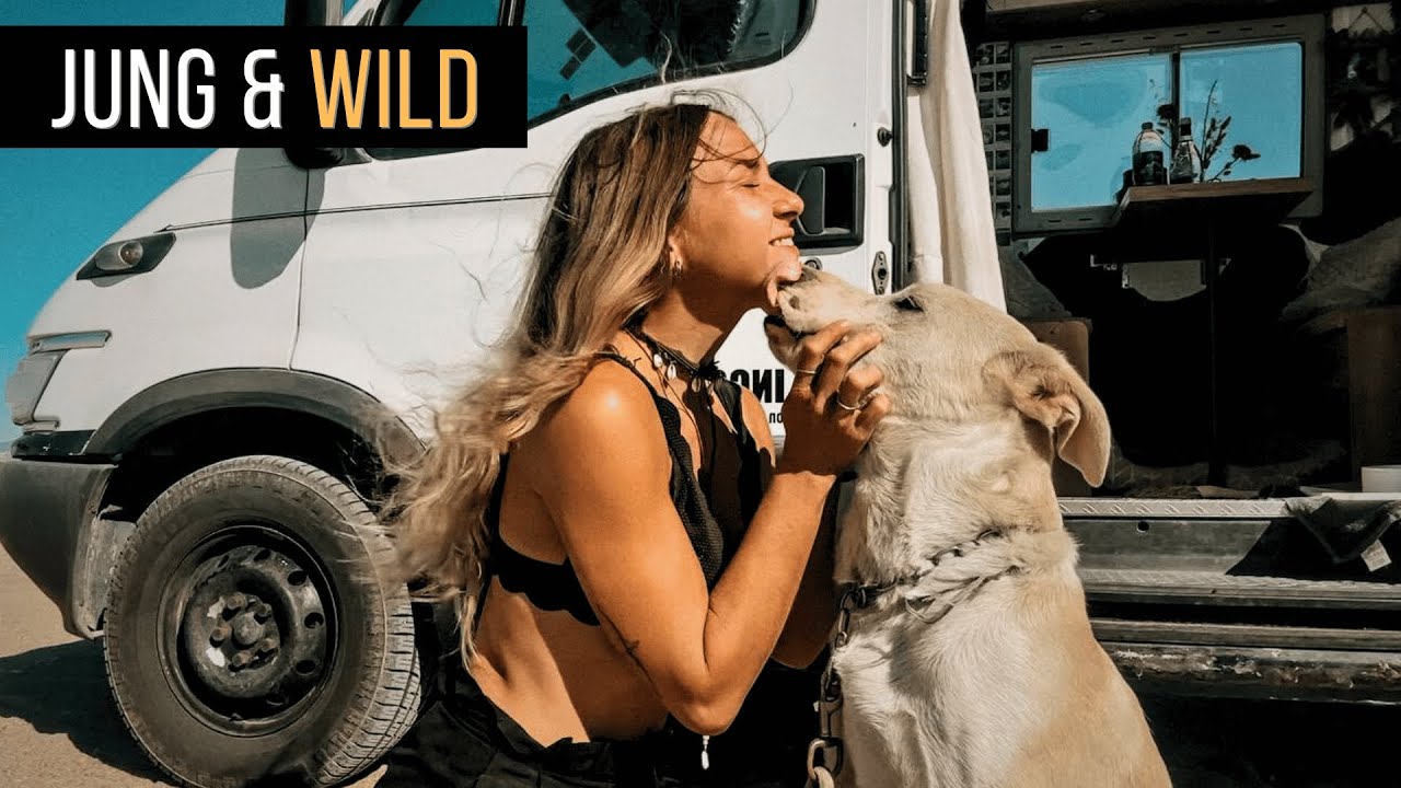 Leo (24) mit Geige: Sie reist solo als Frau mit Hund im Campervan | Interview mit Nomadic Violin
