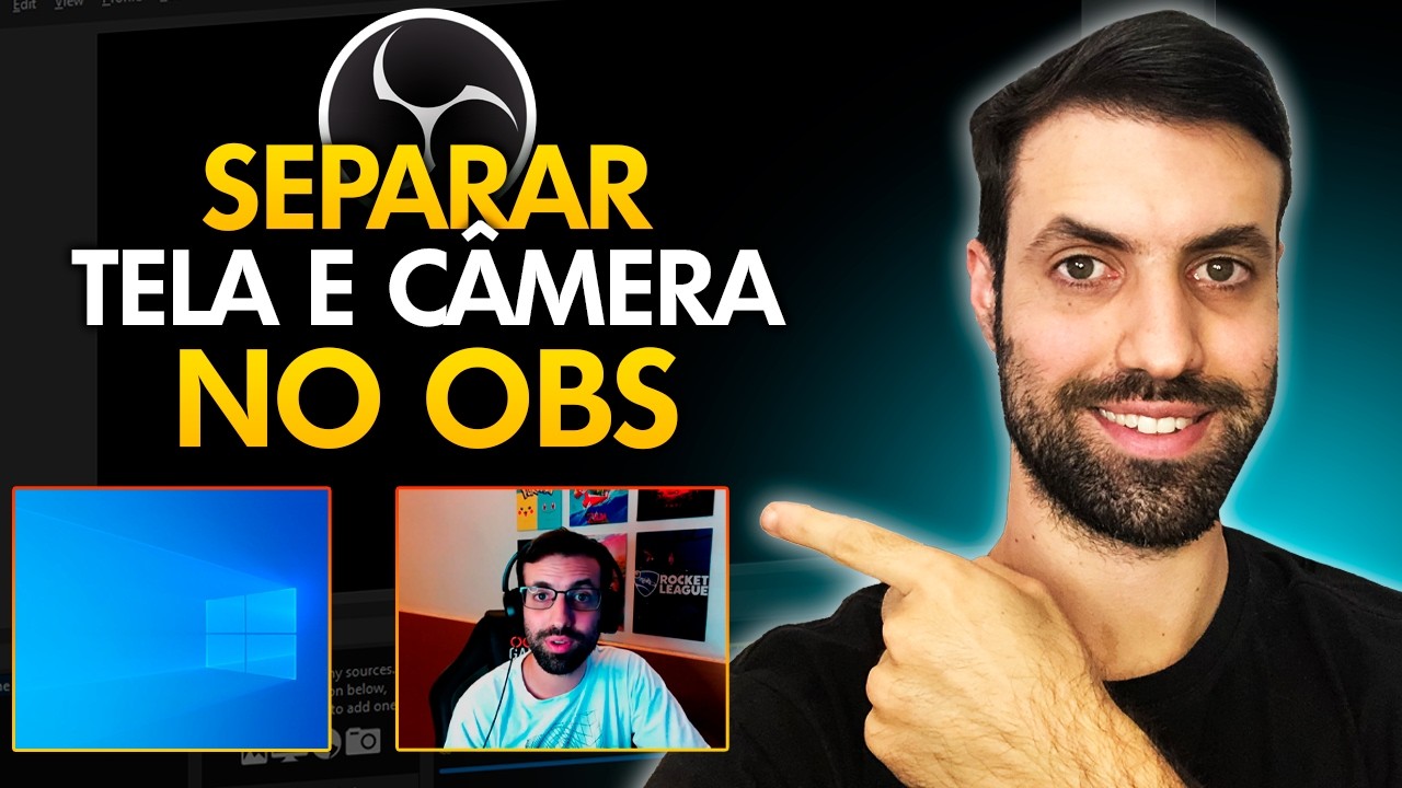 Como Separar o Vídeo da Câmera no OBS Studio e Usar em Cenas Diferentes