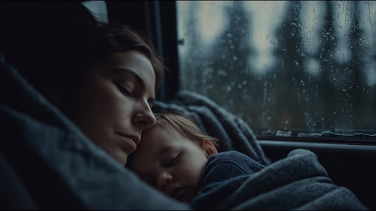 Stop Overthinking Tonight with Intense Rain & Thunder Sounds for Deep Sleep | Rain on Car