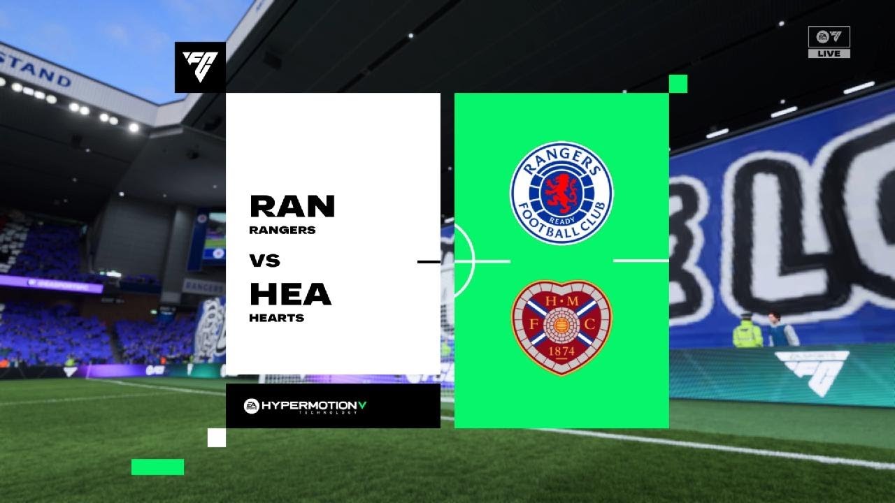 FC 26 | Rangers vs Hearts Scottish Premiership 2025/26 - Full Gameplay PS5™ [4K HDR]