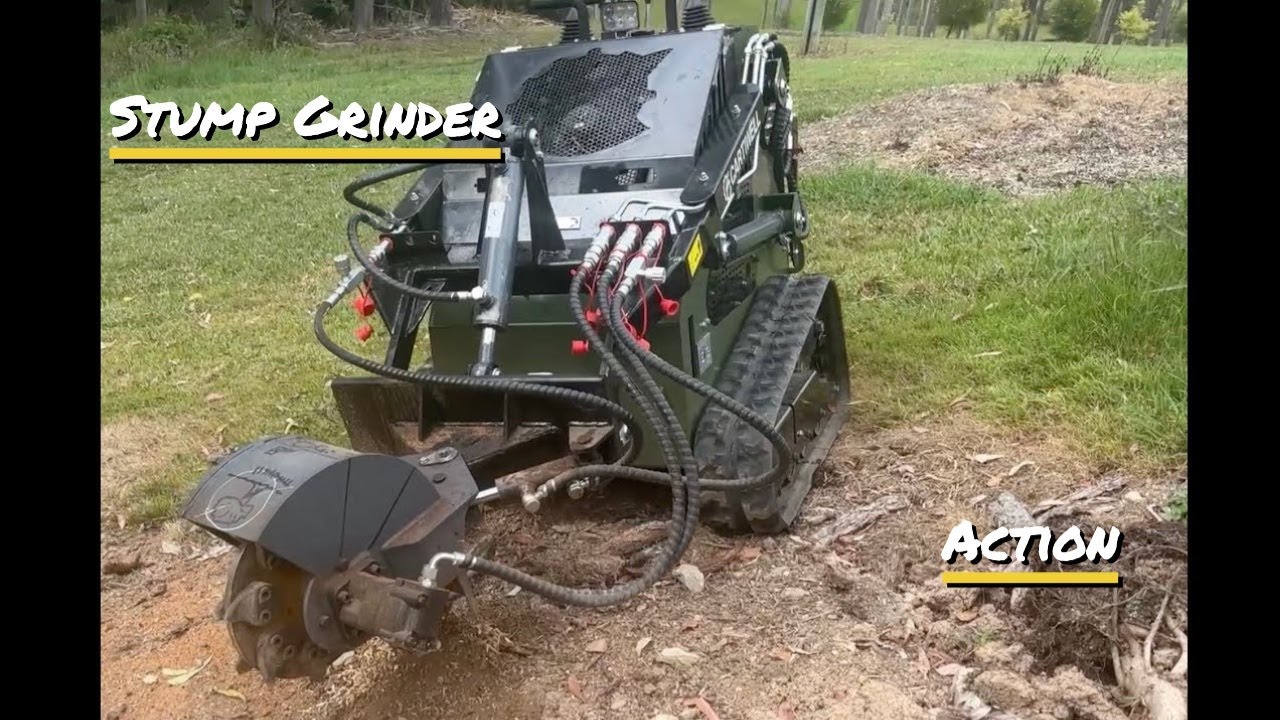 They said a cheap skid steer wont run a stump grinder !!