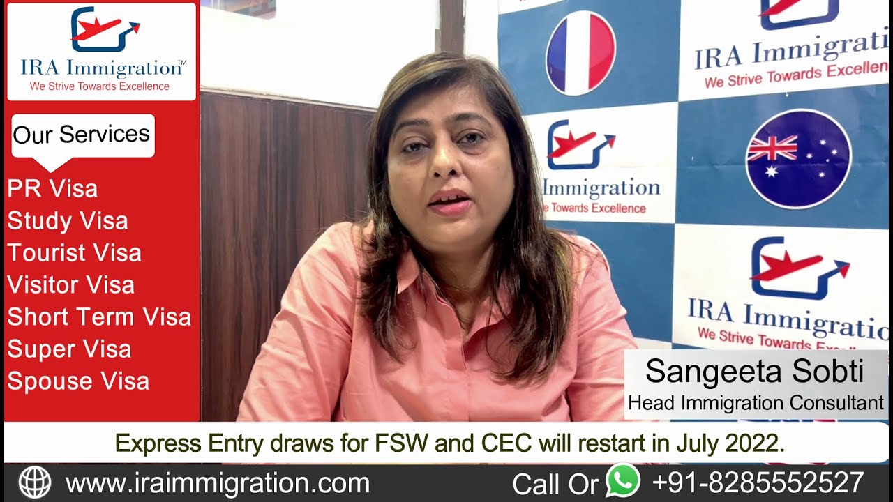 Express Entry draws for FSW and CEC will restart in July. - News