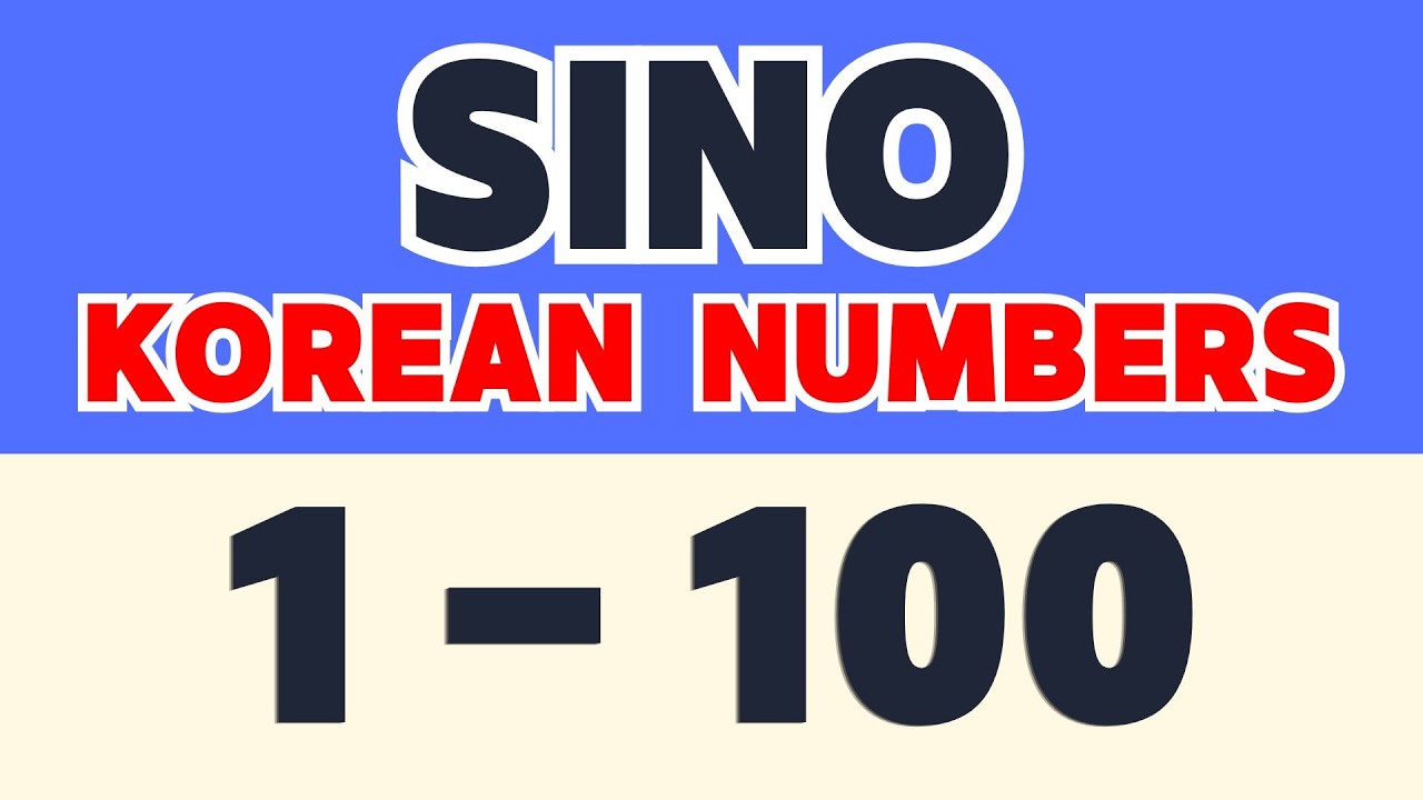 Korean Numbers 1-100 | Fast Sino Counting, Quiz & Free PDF Chart! 🔢