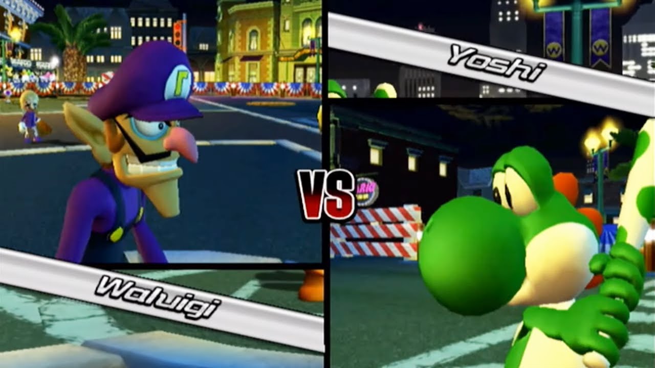 PANTS VS NO PANTS - Mario Sluggers 2 Player Gameplay!