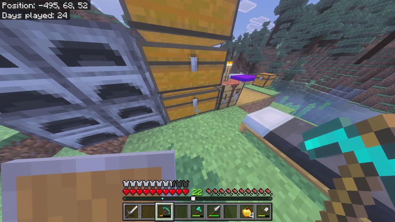 Minecraft civilization ep2 tree choping