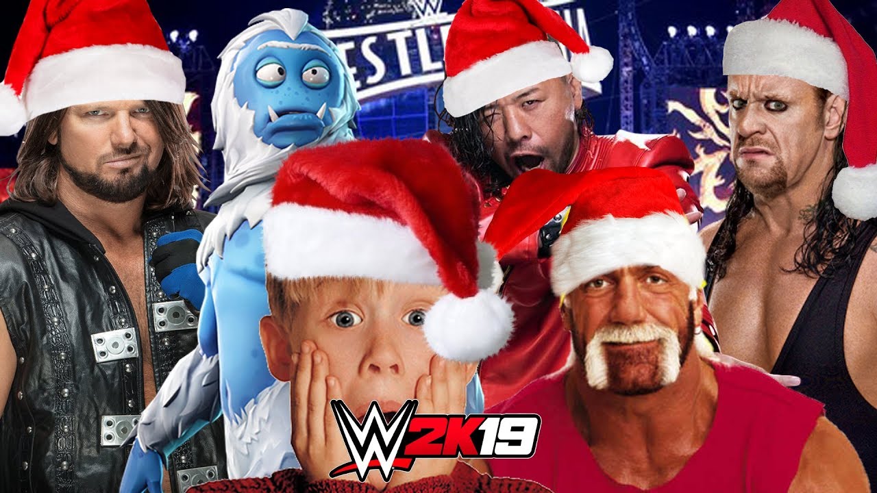 WWE 2K19 | CHRISTMAS TITLE ELIMINATION CHAMBER