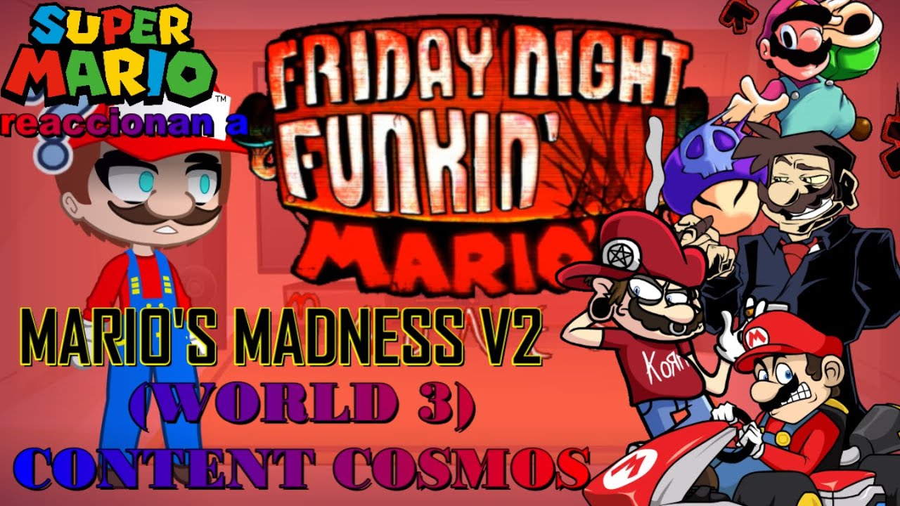 Super Mario Bros reacciona a | Mario's Madness v2 (WORLD 3) | ESPAÑOL (part 4)