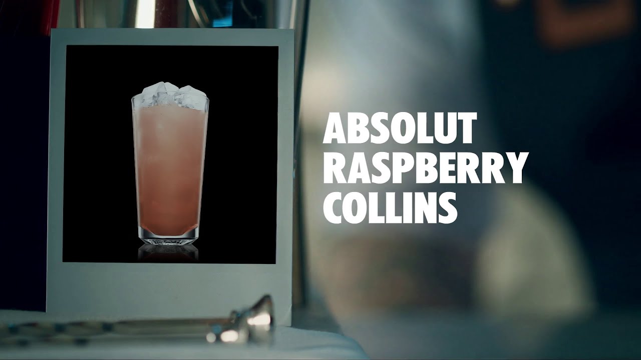 ABSOLUT RASPBERRY COLLINS DRINK RECIPE - HOW TO MIX